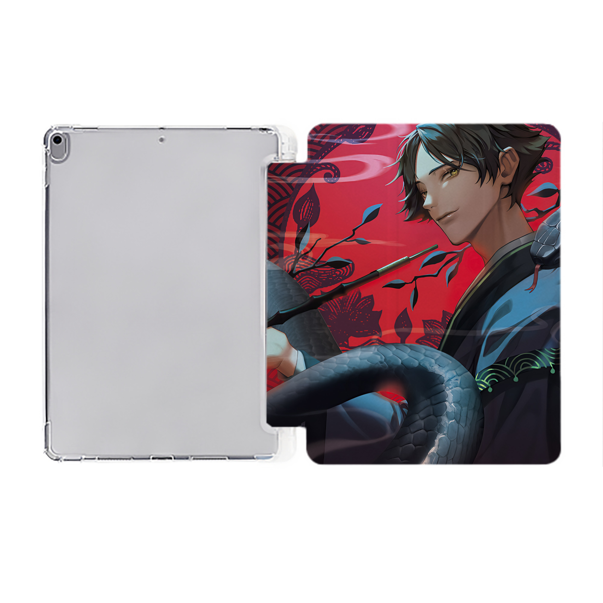 （画像用） ハイキュー!! Haikyu!! IPad ケース ペン収納付き 三つ折りスタンド PUレザー×シリコン 対応機種9.5/10.5/10.9インチ